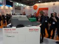 Anne Veldman, Product Manager of Ricoh Europe demonstrated the Ri 1000 DTG printer